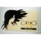 Graviertes Schild aus farbigem Acrylglas 5 x 2 cm 3mm Stärke 2farbig