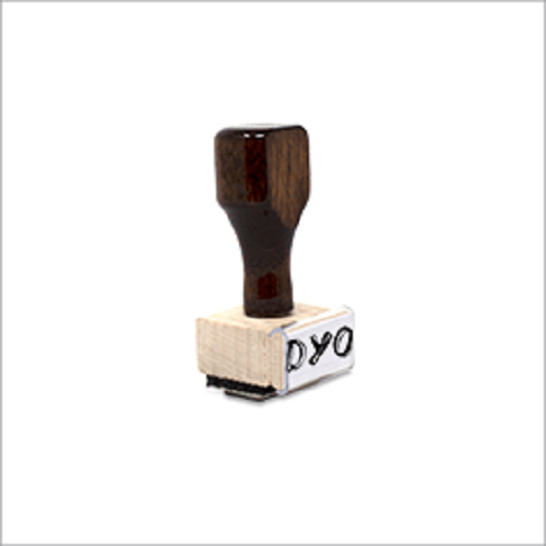 2 1/4" x 1" Handstempel