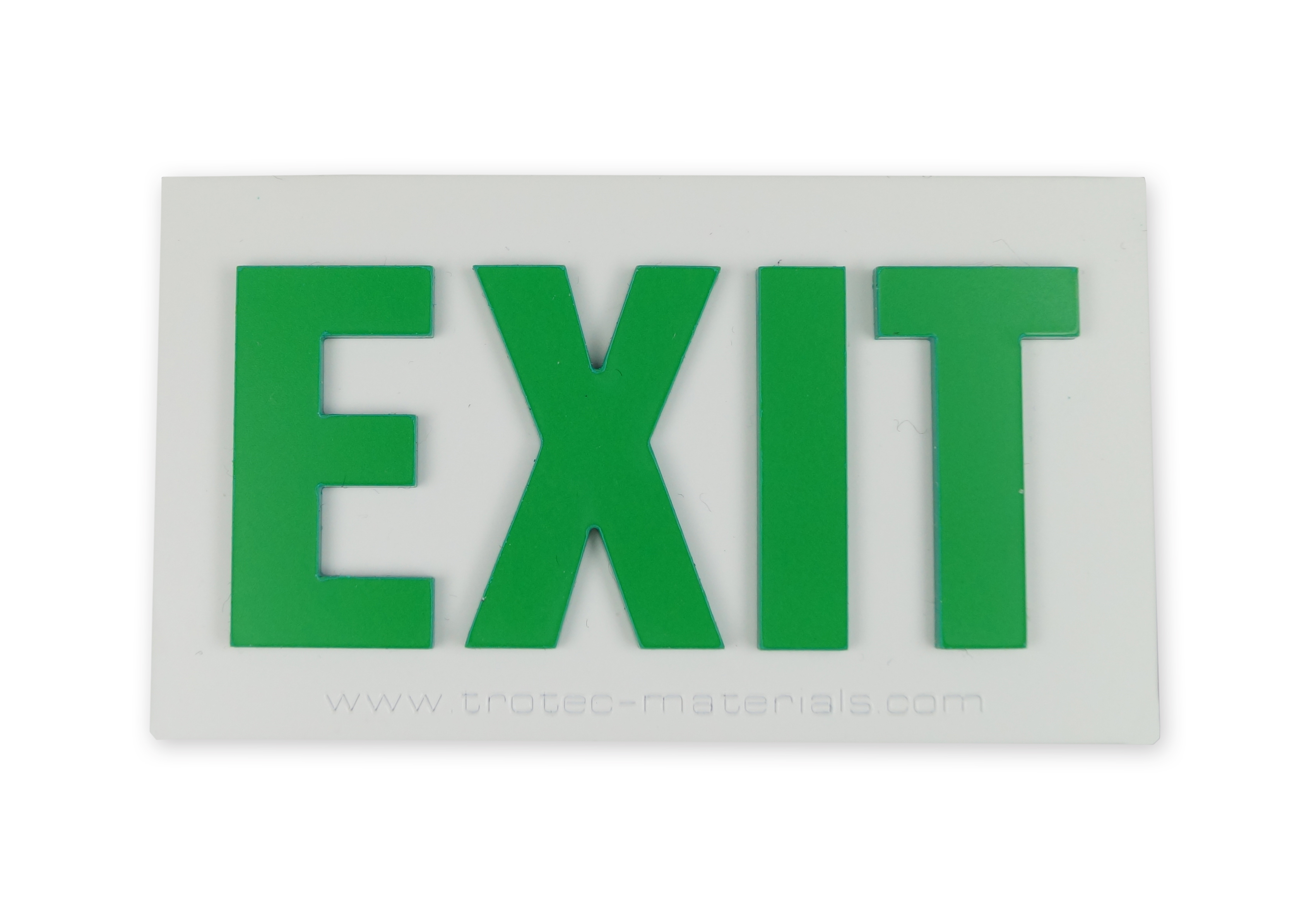 Braille Schild 10 x 2 cm 3,2mm Stärke