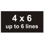 4 x 6 Plaque uniquement