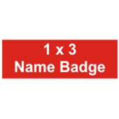 Badge nominatif 1 x 3 Fonction TEST