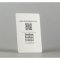 Mát, gravírozott alumínium táblácska, 5 x 2 cm, 0,5 mm vastag